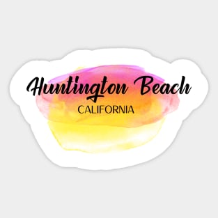 Huntington Beach Sunset Sticker